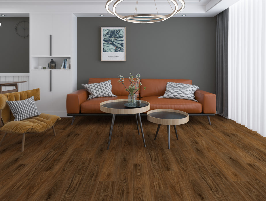 SPC 7mm 22mil 7"W X 48"L  Luxury Vinyl Plank Flooring 17 sqft