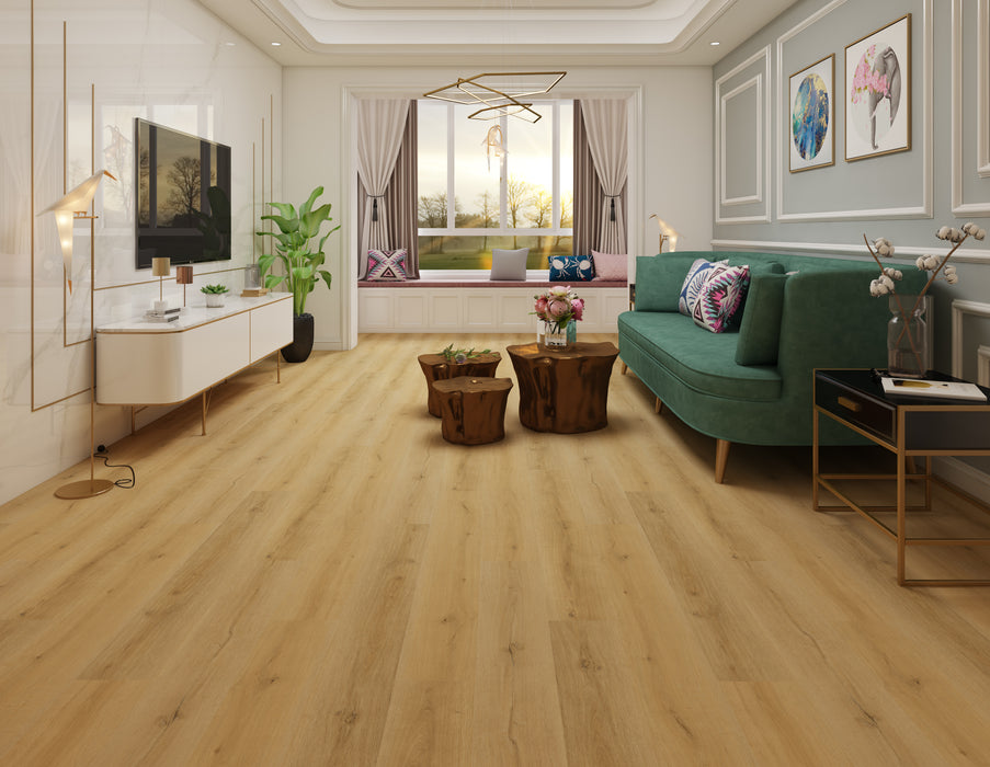 SPC 7mm 22mil 7"W X 48"L  Luxury Vinyl Plank Flooring 17 sqft